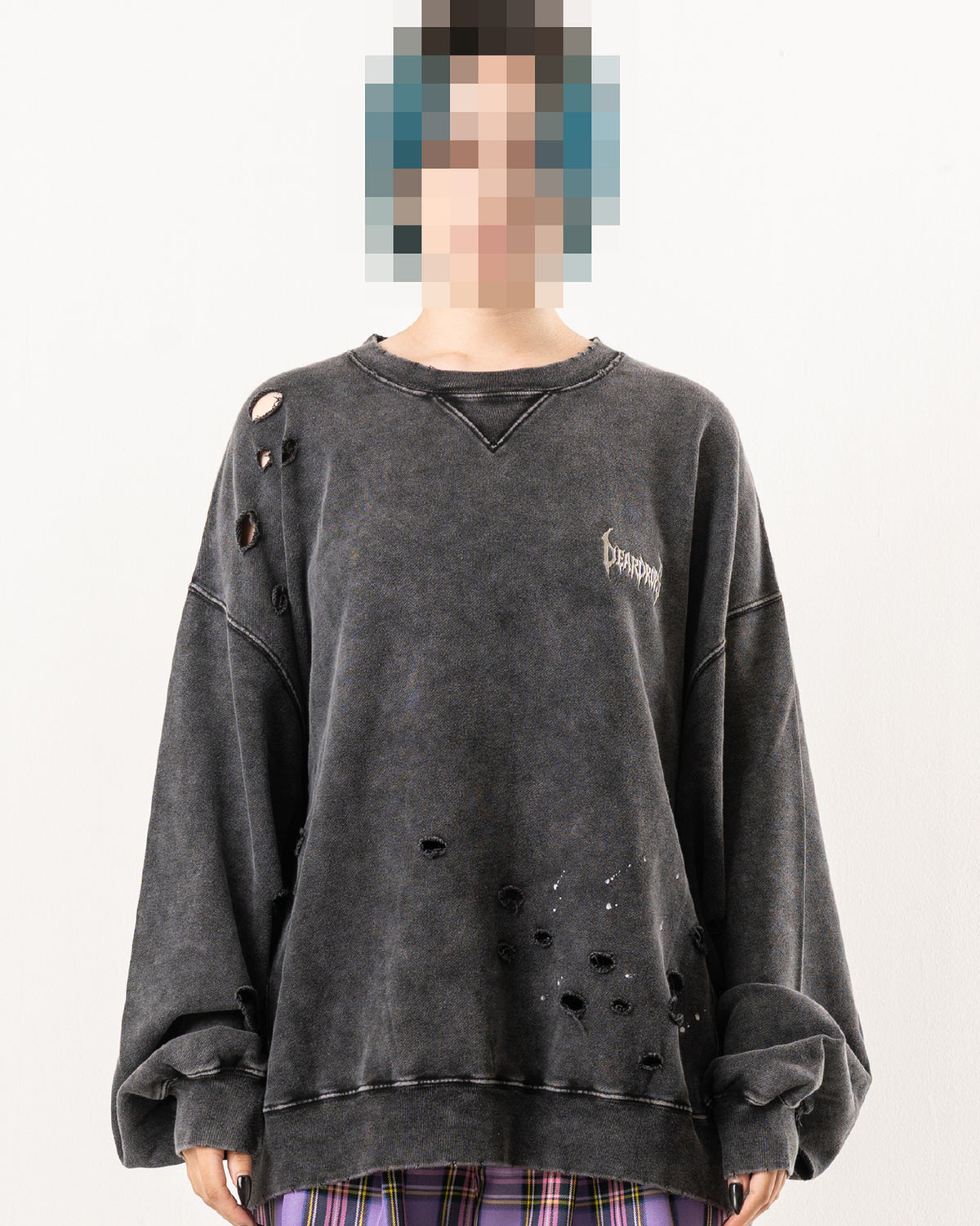 METAL LOGO EMBROIDERY PULLOVER