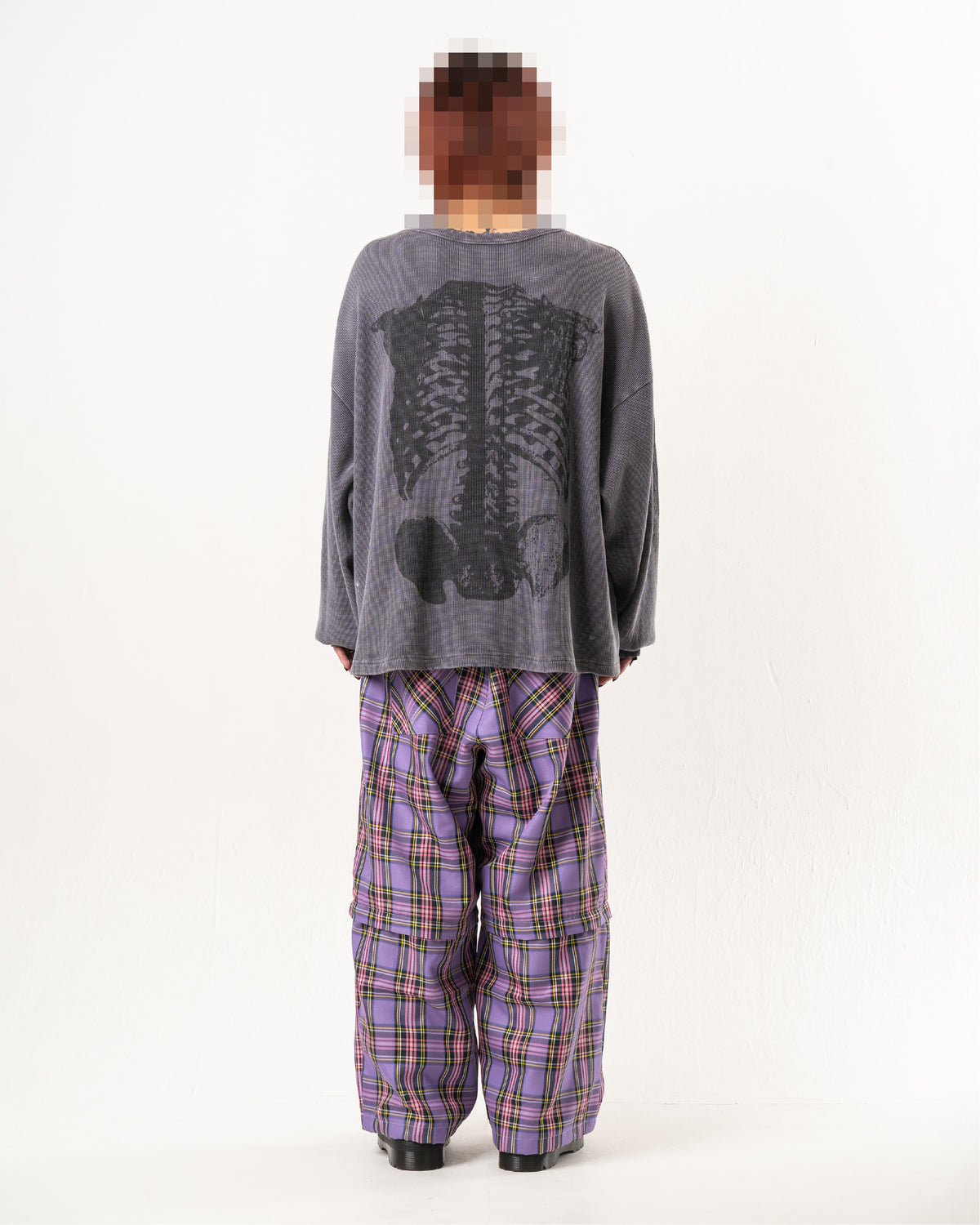 2-WAY TARTAN CHECK PANTS
