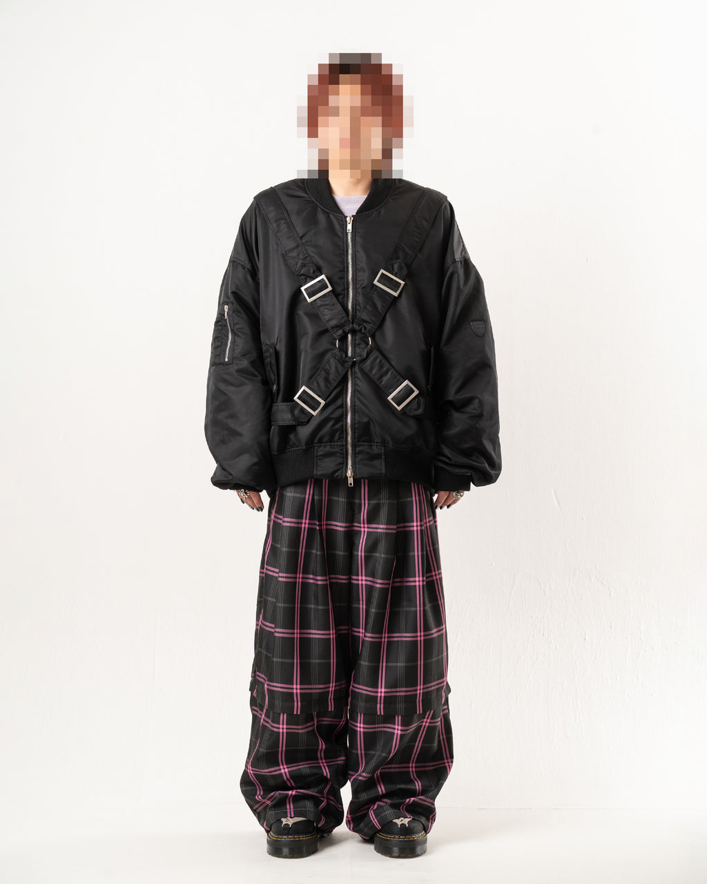 2-WAY TARTAN CHECK PANTS