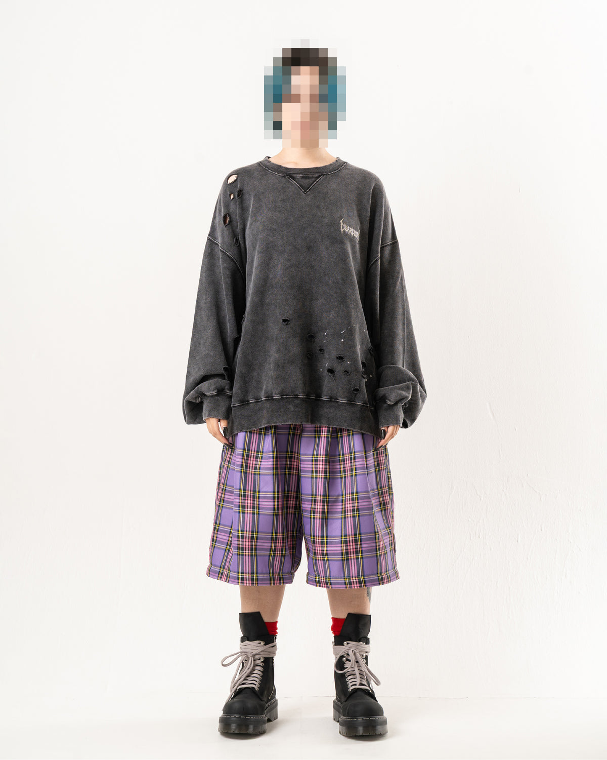 METAL LOGO EMBROIDERY PULLOVER