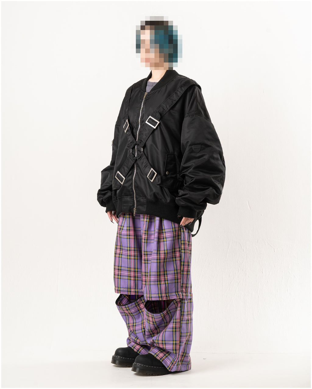 2-WAY TARTAN CHECK PANTS