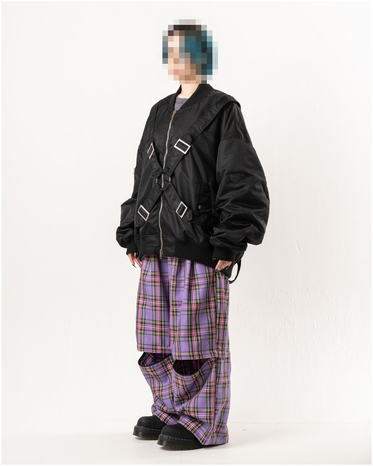 2-WAY TARTAN CHECK PANTS