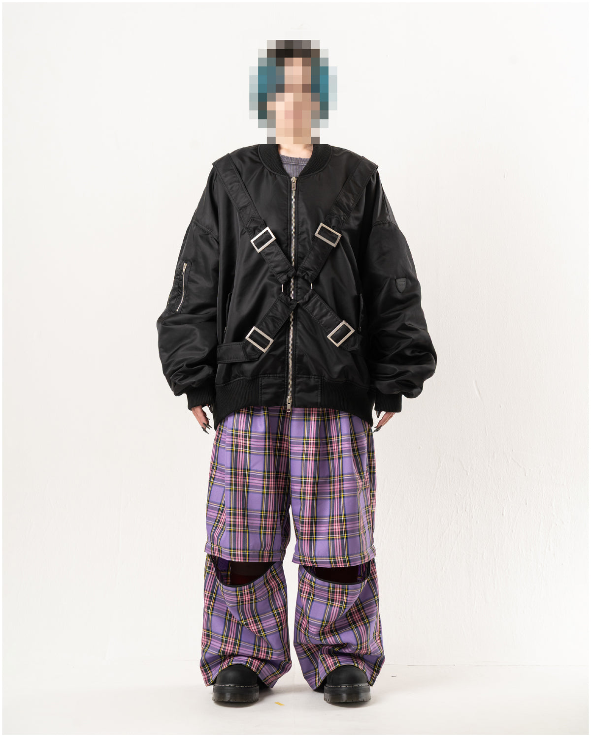 2-WAY TARTAN CHECK PANTS