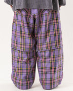 2-WAY TARTAN CHECK PANTS