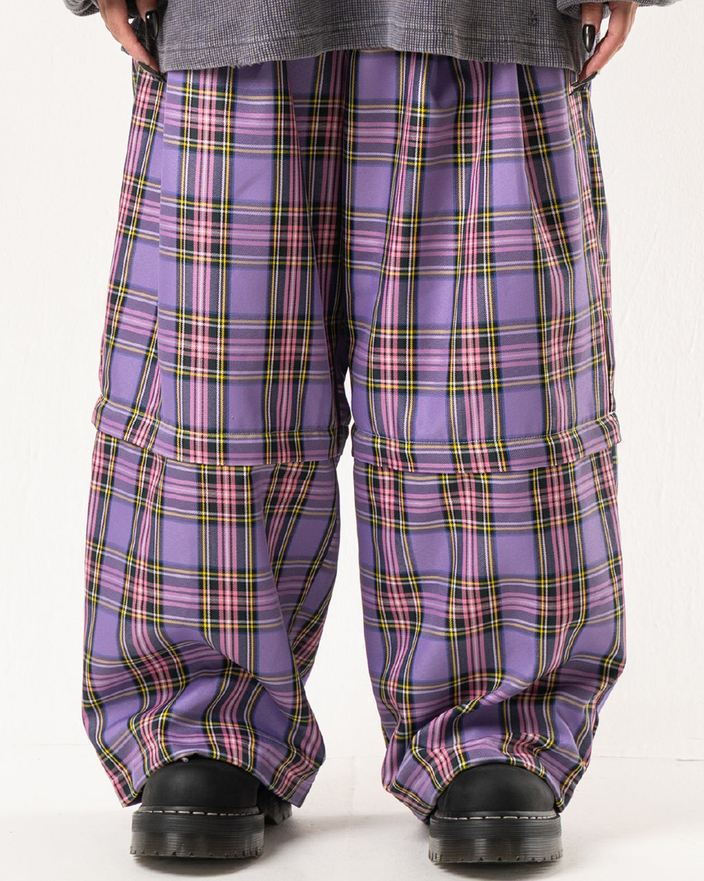 2-WAY TARTAN CHECK PANTS