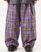 2-WAY TARTAN CHECK PANTS
